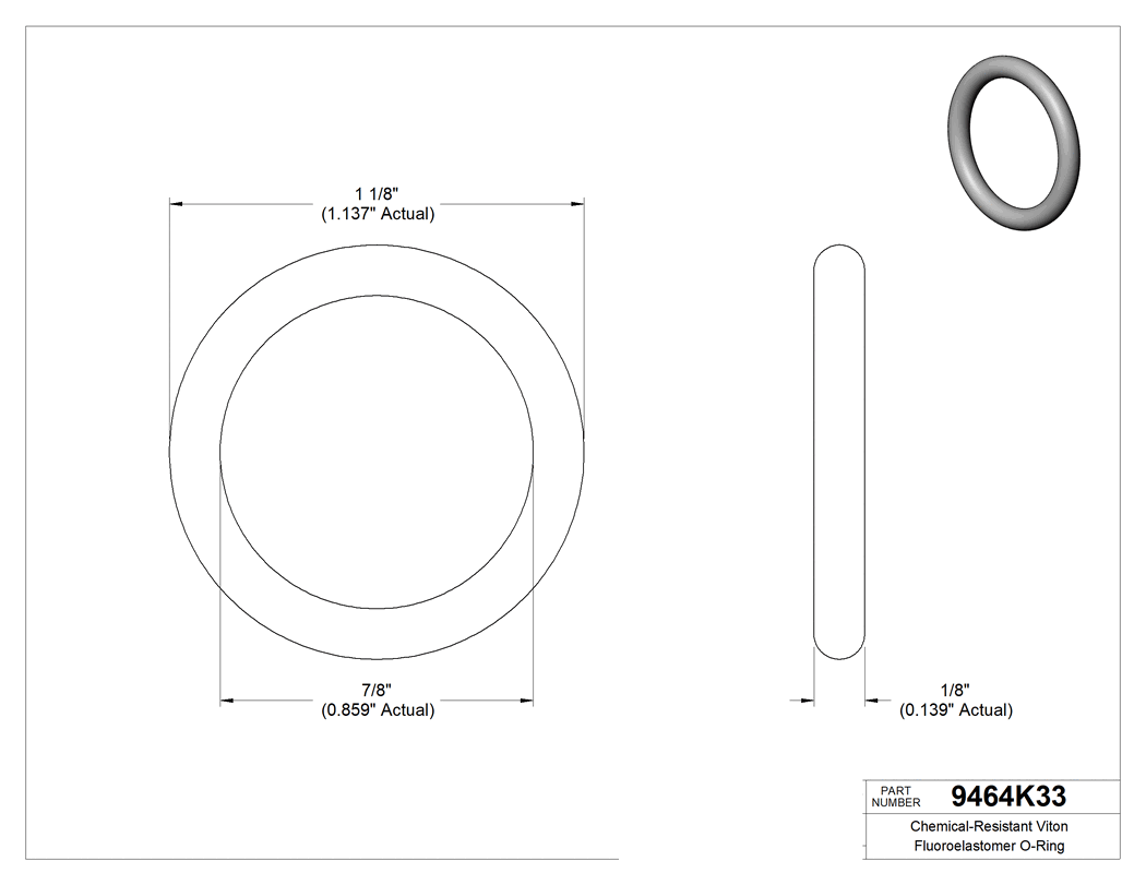 Technical drawing - 9464K33